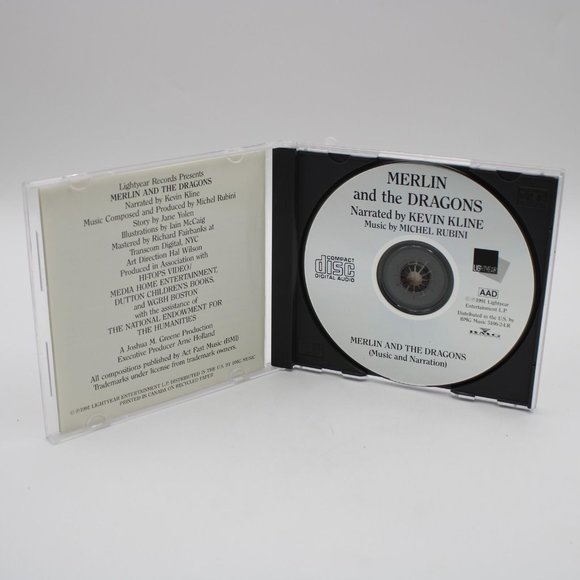Stories To Remember Merlin And The Dragons Audio CD Kevin Kline 1991 Lightyear - Picture 3 of 3